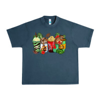 Midnight Navy tiger coffee cups Urban Heavy Tee - Zillion Design Studio