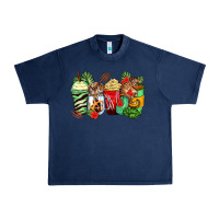 Navy tiger coffee cups Urban Heavy Tee - Zillion Design Studio