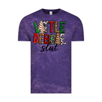 Cloud Purple Little debbie slut Christmas Vintage Tee - RanaPortraitStore