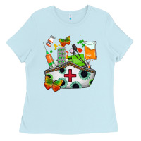 Baby Blue nurse   juneteenth Ladies Tee - AdoDesignShop