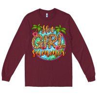 Burgundy hot girl summer Long Sleeve Tee - Zillion Design Studio