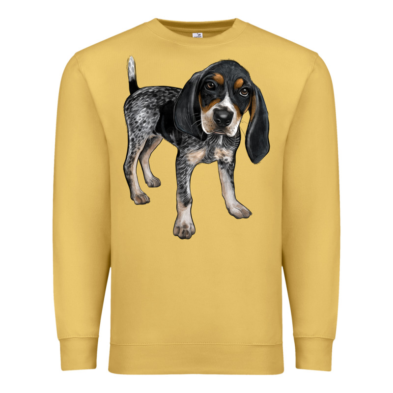 Bluetick Coonhound Premium Sweatshirt by LillyAllenDesigns | Teevron