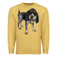 Antique Gold bluetick coonhound Premium Sweatshirt - LillyAllenDesigns