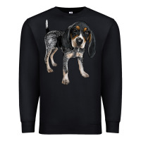 Black bluetick coonhound Premium Sweatshirt - LillyAllenDesigns