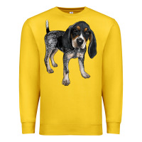 Lemon bluetick coonhound Premium Sweatshirt - LillyAllenDesigns