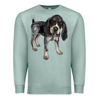 Seafoam bluetick coonhound Premium Sweatshirt - LillyAllenDesigns