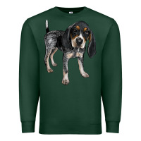 Sports Green bluetick coonhound Premium Sweatshirt - LillyAllenDesigns