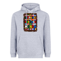 Heather Grey hispanic haritage month flags with background Heavyweight Hoodie - BundleAndBundleShop