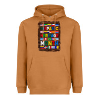 Meerkat hispanic haritage month flags with background Heavyweight Hoodie - BundleAndBundleShop