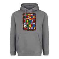 Storm hispanic haritage month flags with background Heavyweight Hoodie - BundleAndBundleShop