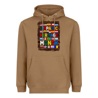 Toasted Coconut hispanic haritage month flags with background Heavyweight Hoodie - BundleAndBundleShop
