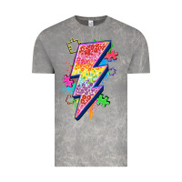 Cloud Rock lightning bolt autism Vintage Tee - Zillion Design Studio
