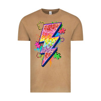 Vintage Camel lightning bolt autism Vintage Tee - Zillion Design Studio