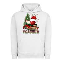 Pigment Lunar Rock Teacher With Christmas Tree Urban Hoodie - BundleAndBundleShop