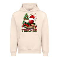 Sandshell Teacher With Christmas Tree Urban Hoodie - BundleAndBundleShop