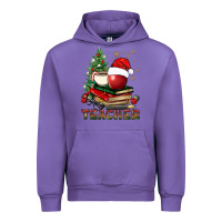 Tulip Teacher With Christmas Tree Urban Hoodie - BundleAndBundleShop