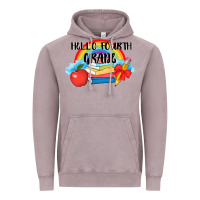 Vintage Zinc back to school hello fourth grade 3200x2400 Vintage Hoodie - AdoDesignShop