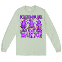 Matcha Domestic Violence Warrior Gnomes Long Sleeve Tee - texasbilliewilder