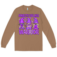 Toasted Coconut Domestic Violence Warrior Gnomes Long Sleeve Tee - texasbilliewilder