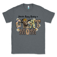 Charcoal Heather kinda busy being a goat mom Classic Tee - CowhideDigitalArt
