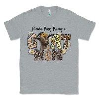 Heather Grey kinda busy being a goat mom Classic Tee - CowhideDigitalArt