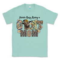 Seafoam kinda busy being a goat mom Classic Tee - CowhideDigitalArt