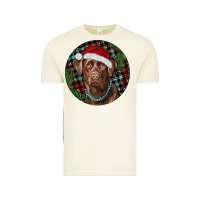 Vintage Arctic Labrador Retriever Christmas Vintage Tee - RanaPortraitStore
