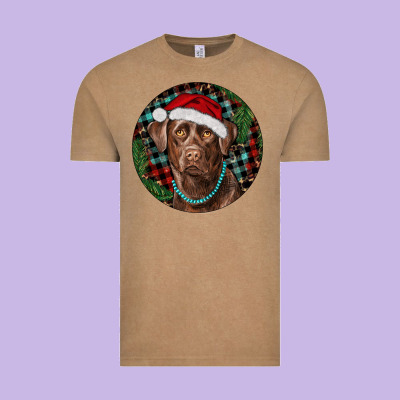 Vintage Tee Labrador Retriever Christmas