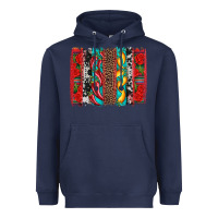 Navy cinco de mayo vibes brushstrokes Heavyweight Hoodie - Artiststas
