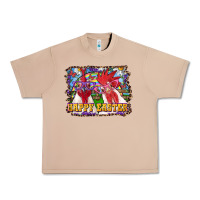 Burro Happy Easter Roosters Urban Heavy Tee - RanaPortraitStore