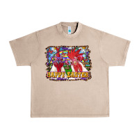 French Oak Happy Easter Roosters Urban Heavy Tee - RanaPortraitStore