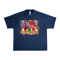 Navy Happy Easter Roosters Urban Heavy Tee - RanaPortraitStore