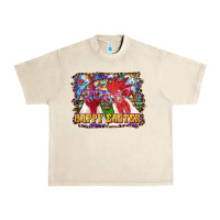 Sandshell Happy Easter Roosters Urban Heavy Tee - RanaPortraitStore