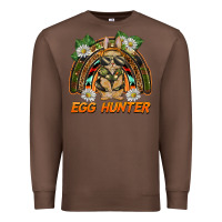 Chestnut easter egg hunter  rabbit rainbow Premium Sweatshirt - BarkalooDesign