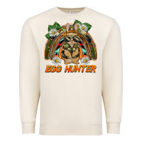 Sandshell easter egg hunter  rabbit rainbow Premium Sweatshirt - BarkalooDesign