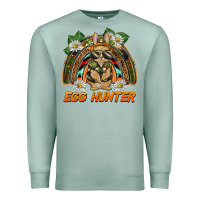 Seafoam easter egg hunter  rabbit rainbow Premium Sweatshirt - BarkalooDesign