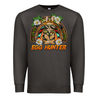 Smoke easter egg hunter  rabbit rainbow Premium Sweatshirt - BarkalooDesign