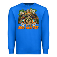 True Royal easter egg hunter  rabbit rainbow Premium Sweatshirt - BarkalooDesign