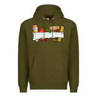 Army Green teacher custom Premium Hoodie - NancyCooperArtShop
