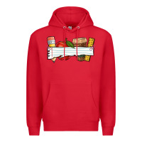 Red teacher custom Premium Hoodie - NancyCooperArtShop