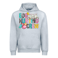 Heather Grey Egg Hunting Crew Easter Urban Hoodie - BundleAndBundleShop