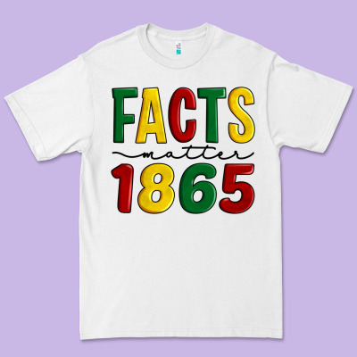 Facts Matter 1865 Premium Tee Designed By Artiststas