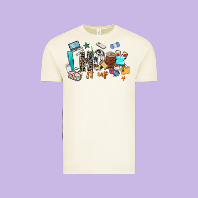 I Hook It Up Sewing Vintage Tee Designed By Zillion Design Studio