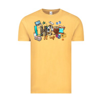 Vintage Mustard i hook it up sewing Vintage Tee - Zillion Design Studio