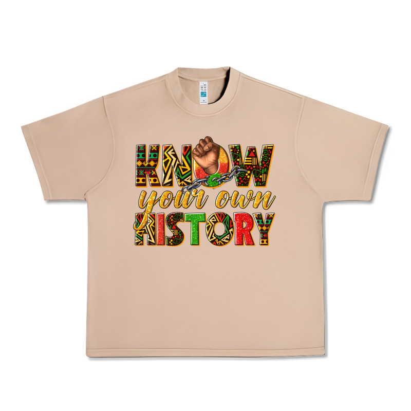 Know Your Own History Urban Heavy Tee by texasbilliewilder | Teevron