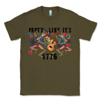 Army Green Party like its 1776 4th of july Classic Tee - CowGirlArtShop