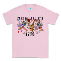 Bubblegum Pink Party like its 1776 4th of july Classic Tee - CowGirlArtShop