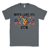 Charcoal Heather Party like its 1776 4th of july Classic Tee - CowGirlArtShop