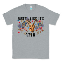 Heather Grey Party like its 1776 4th of july Classic Tee - CowGirlArtShop