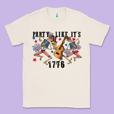 Party Like Its 1776 4th Of July Classic Tee Designed By Cowgirlartshop